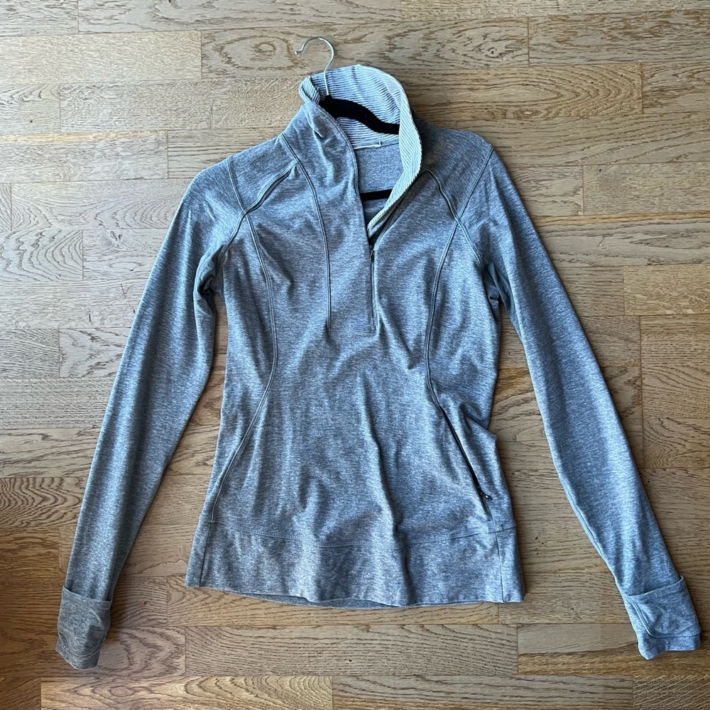 Lululemon Grey Quarter Zip